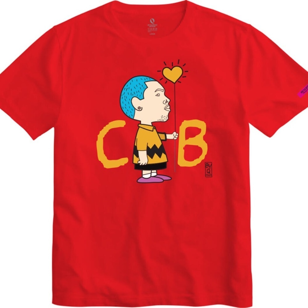 Charlie Brown graphic tee Sz various